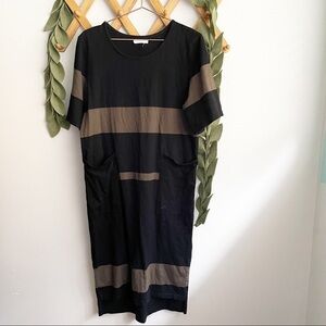 Beaumont Organic Striped Midi Dress